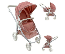 Cargar imagen en el visor de la galería, CARREOLA 2 en 1 (bebé acostado o sentado)