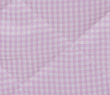 Cargar imagen en el visor de la galería, PAÑALERA CUADRITOS ROSA Y BLANCO, CON ACCESORIOS