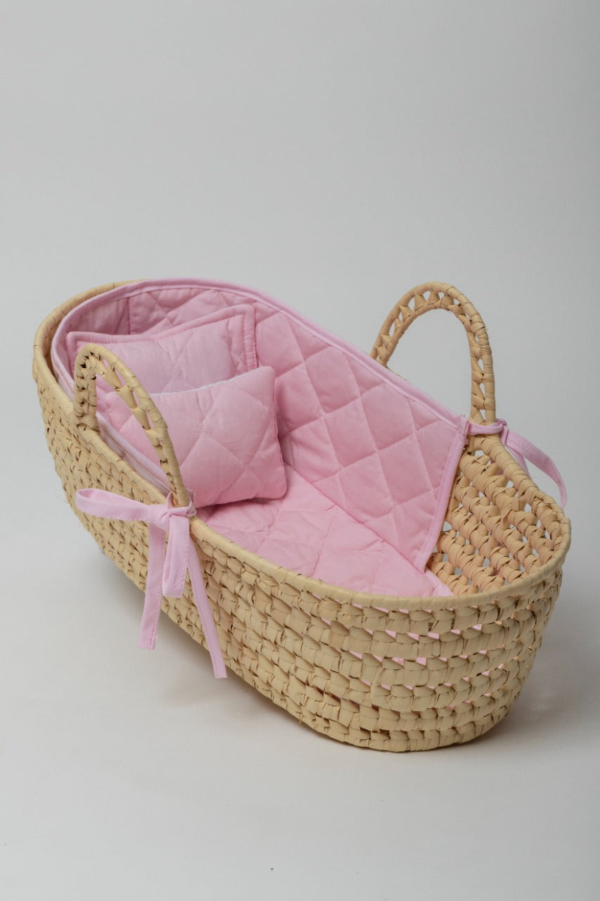 CESTA ROSA PASTEL (Disponible en 15 días)